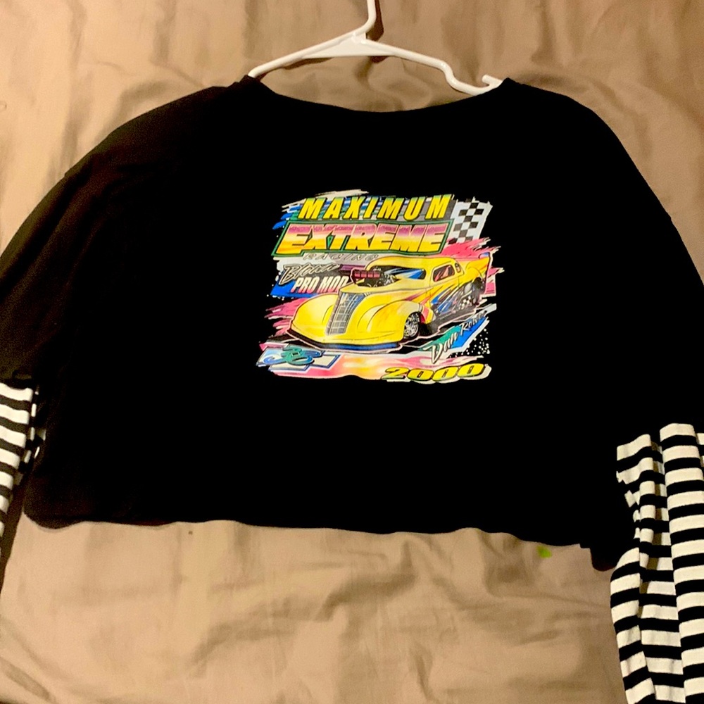 Graphic crop top